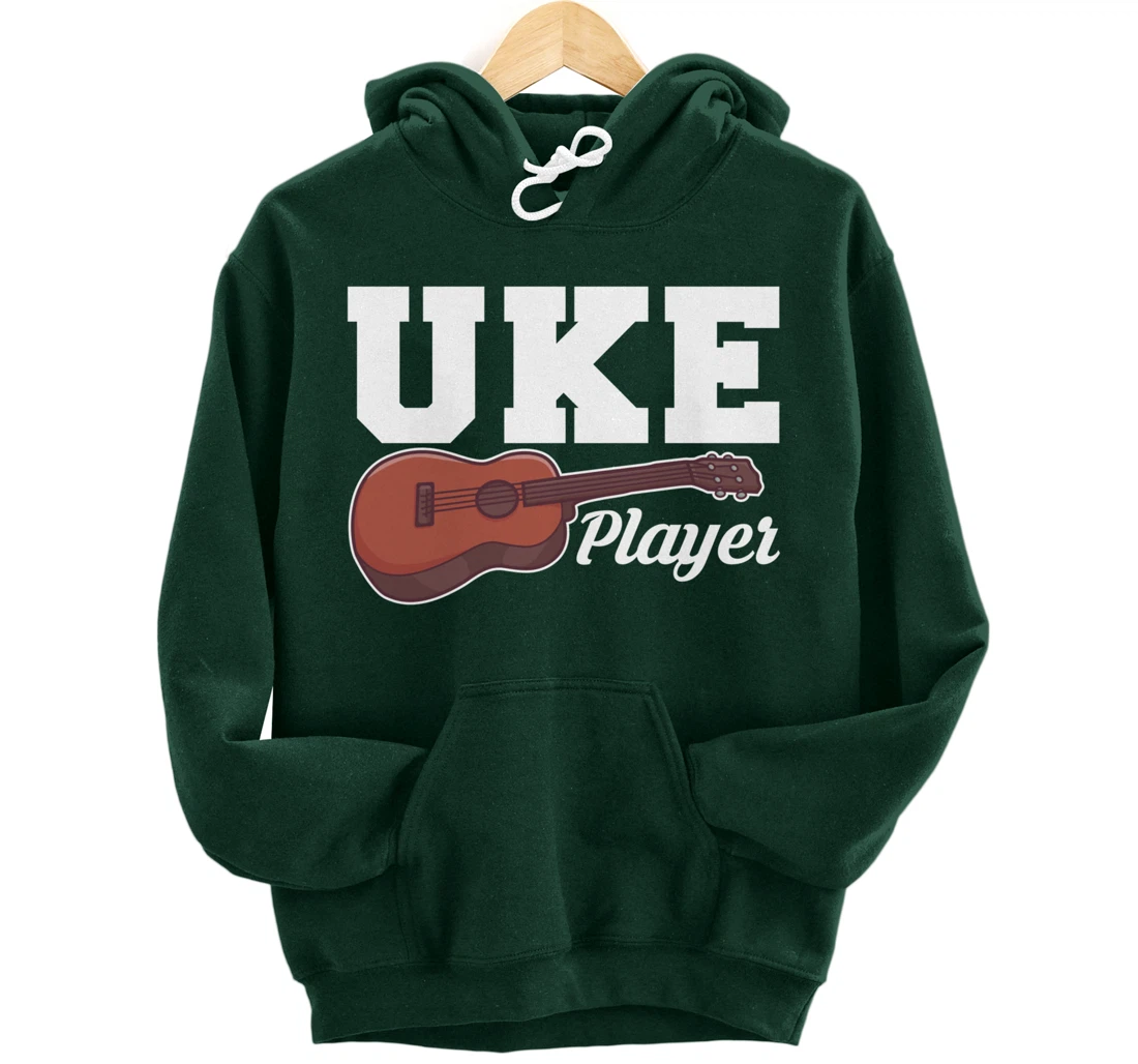 Uke Player Ukulele Pullover Hoodie