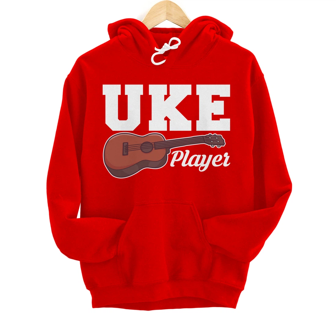 Uke Player Ukulele Pullover Hoodie