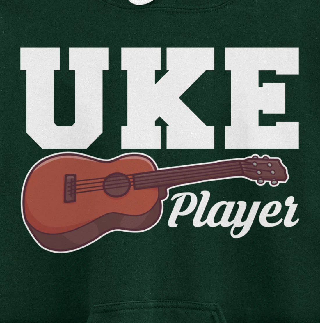Uke Player Ukulele Pullover Hoodie