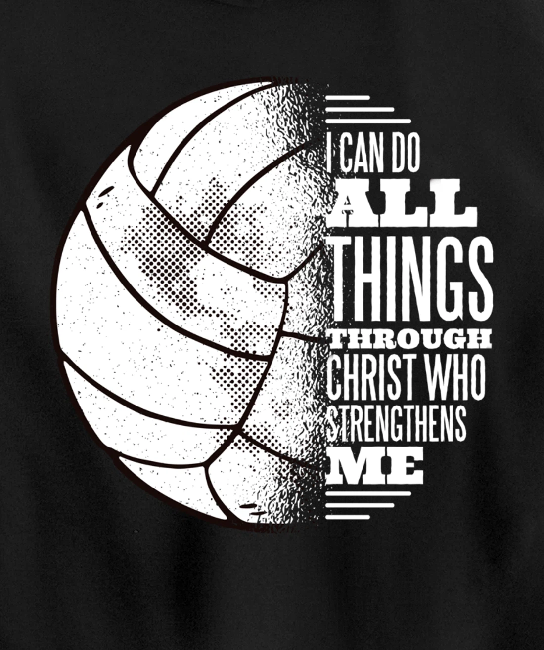 Volleyball and Jesus Christ- Volleyball Pullover Hoodie