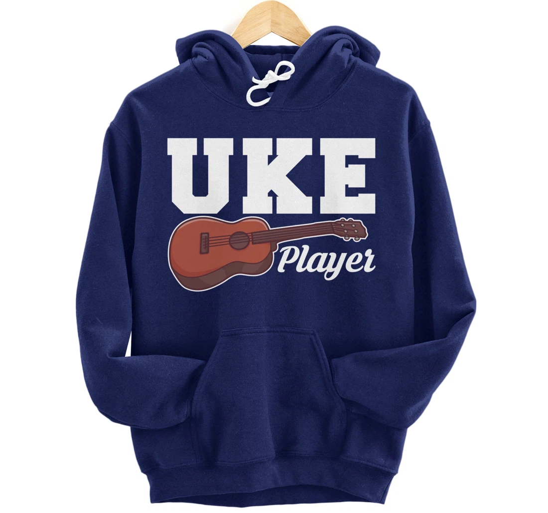Uke Player Ukulele Pullover Hoodie