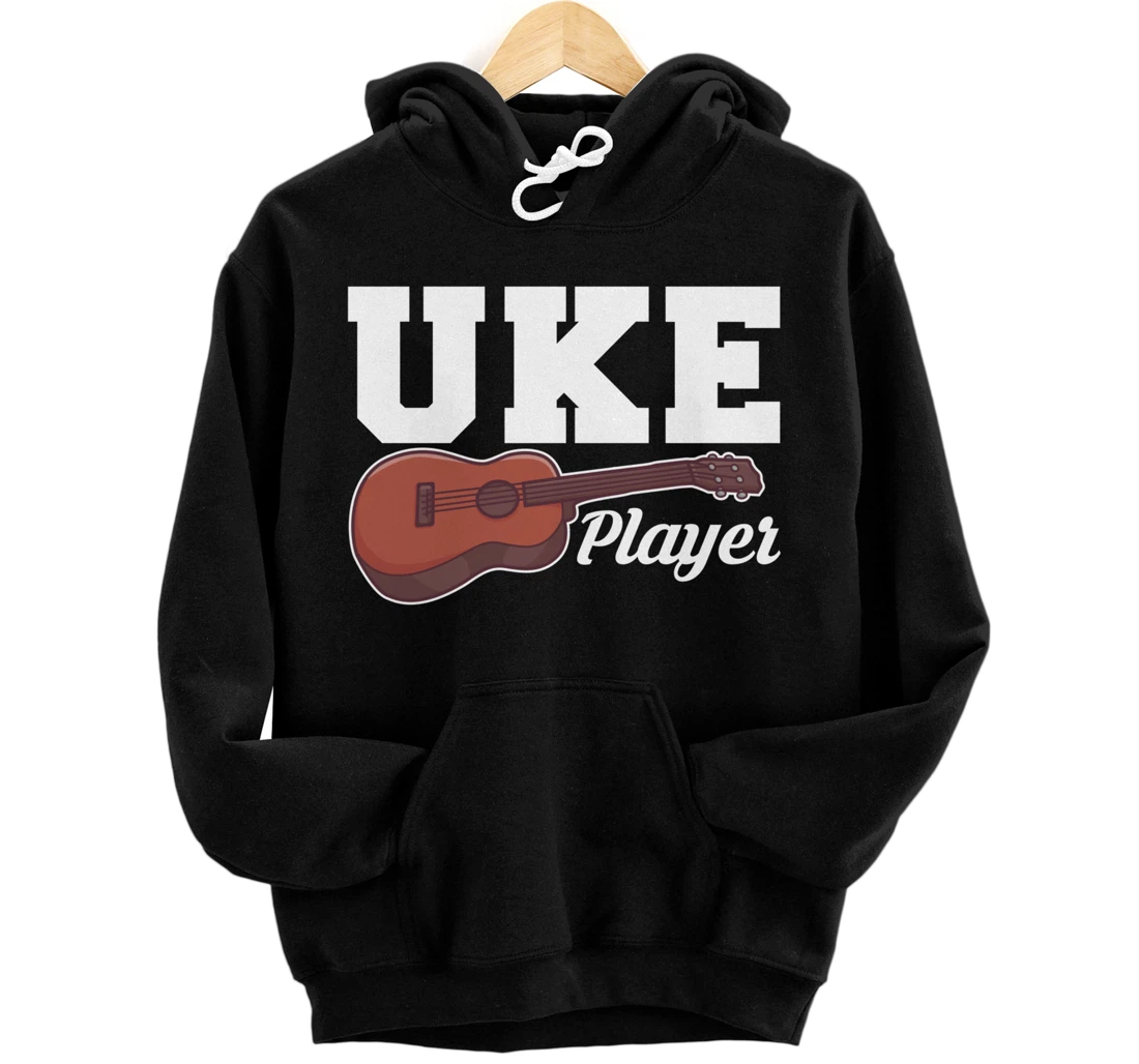 Uke Player Ukulele Pullover Hoodie