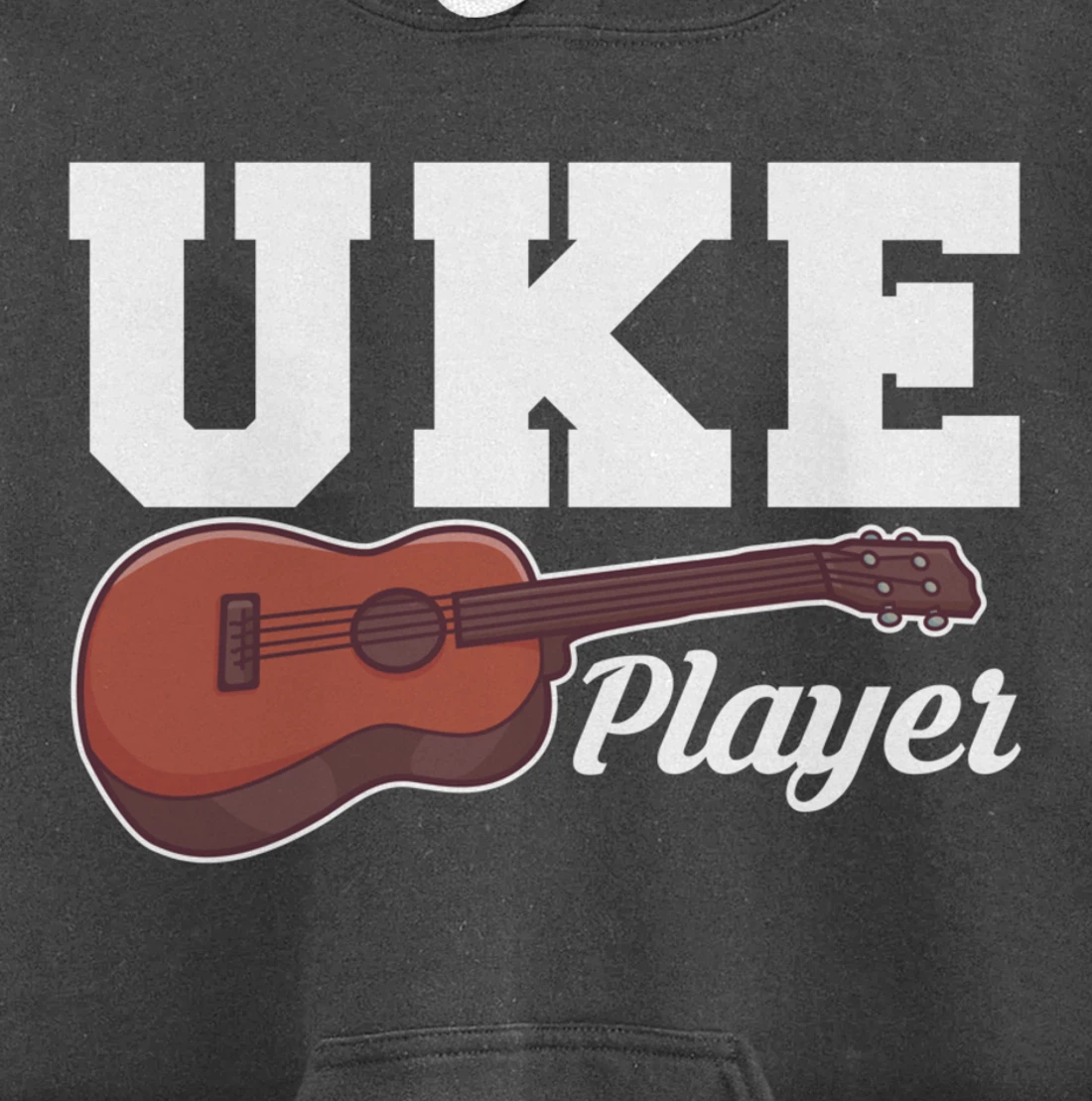 Uke Player Ukulele Pullover Hoodie