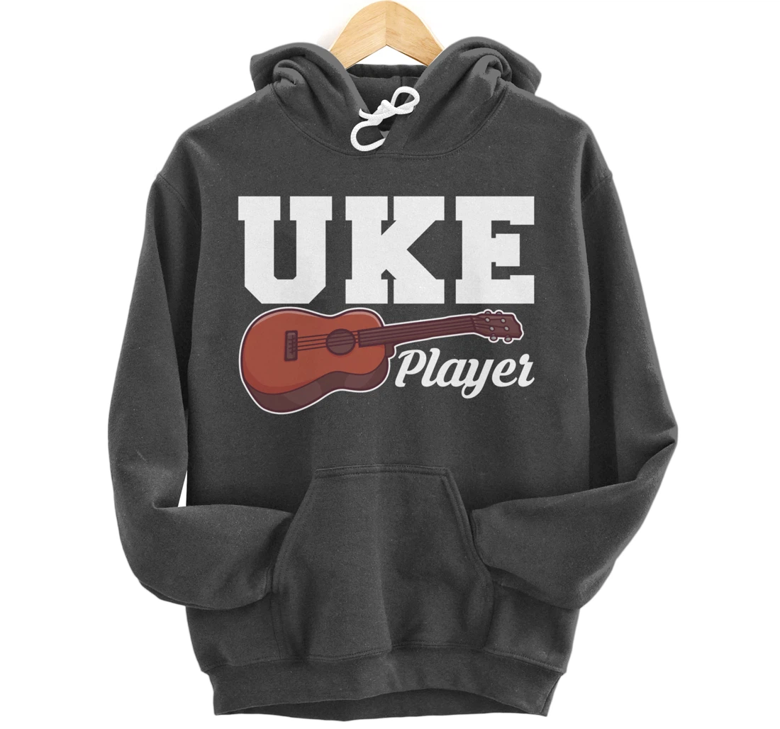 Uke Player Ukulele Pullover Hoodie