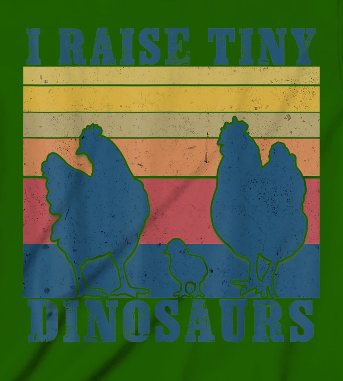 Womens I Raise Tiny Dinosaurs - Funny Chicken Lovers T-Shirt, Kid T-Shirt and Women T-Shirt