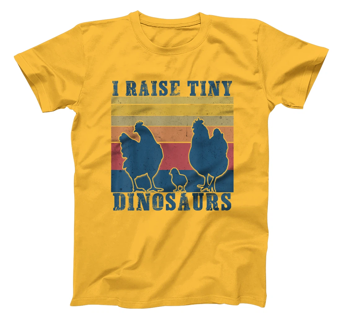 Womens I Raise Tiny Dinosaurs - Funny Chicken Lovers T-Shirt, Kid T-Shirt and Women T-Shirt