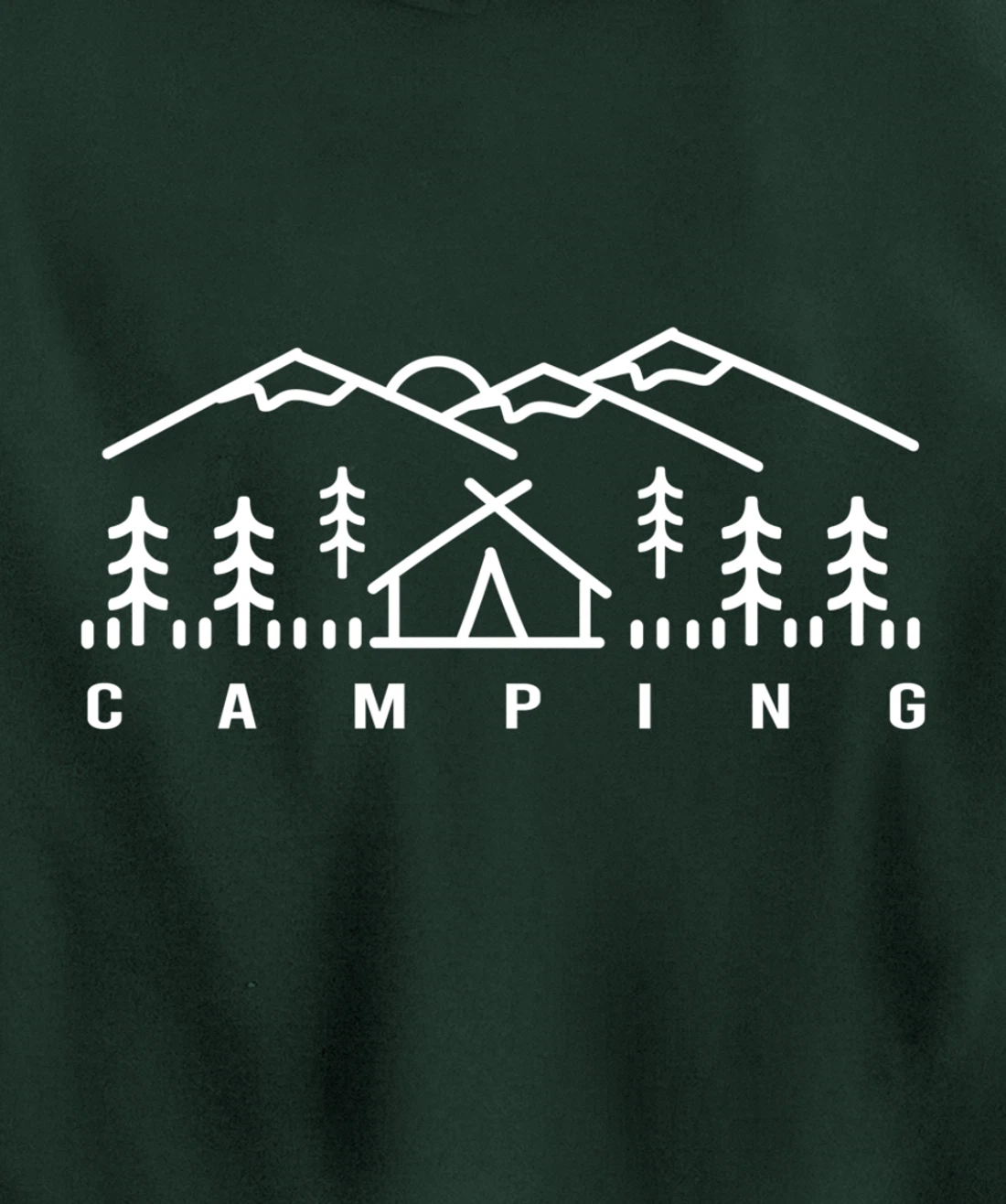 Camping and Hiking Nature Camper Wildlife Pullover Hoodie