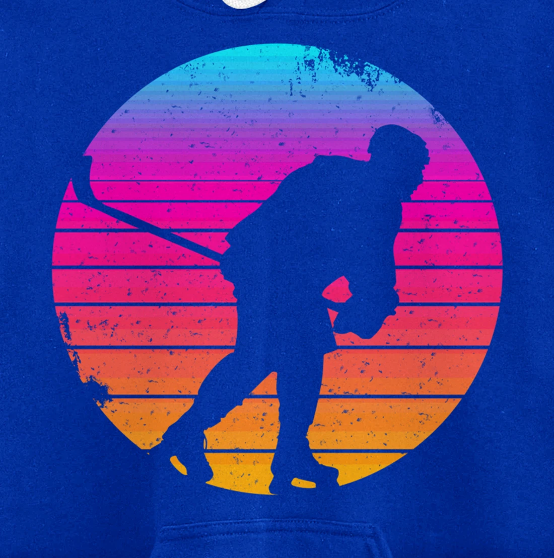 Ice Hockey Winter Sports Player Coach Retro Vintage Pullover Hoodie