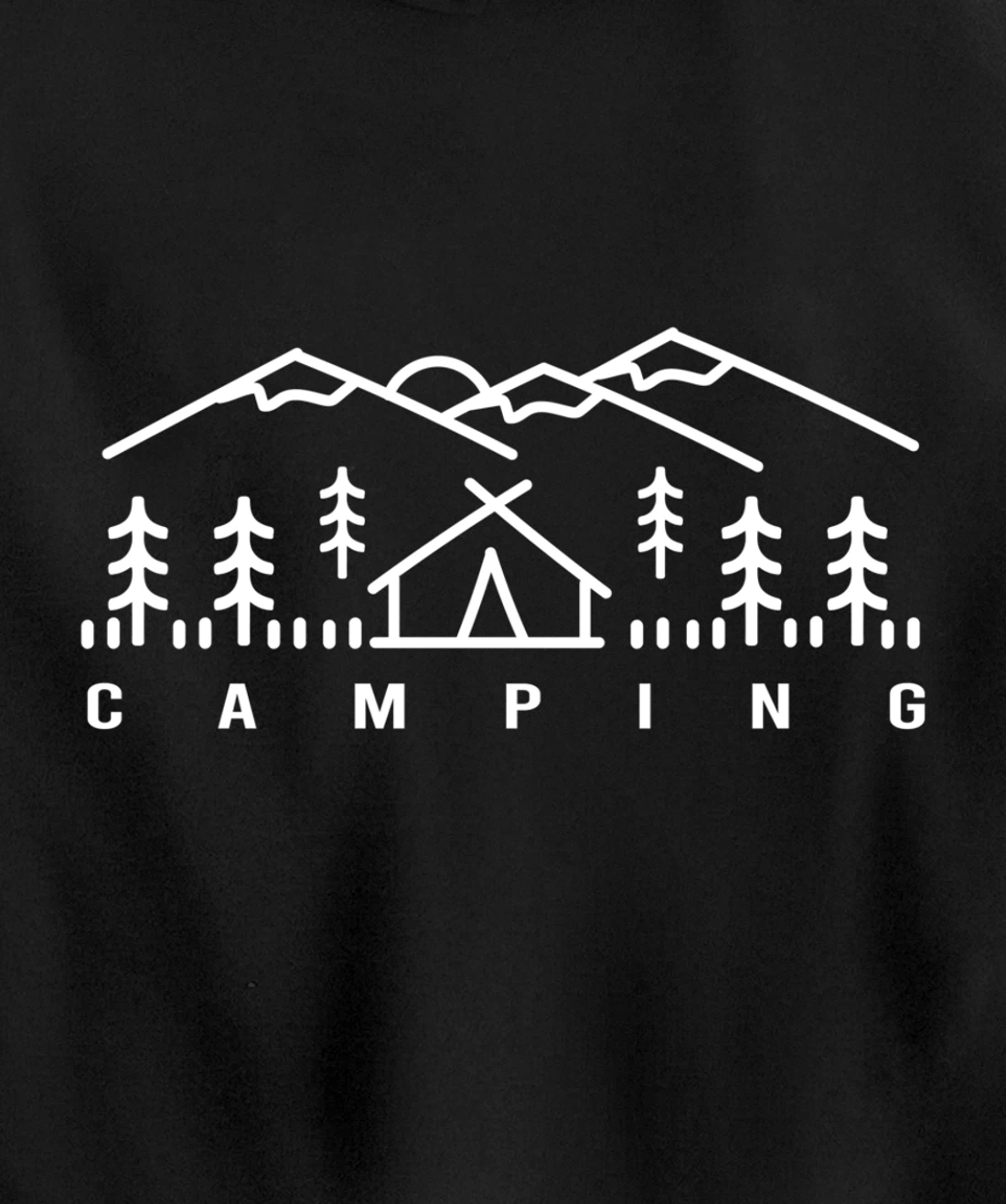 Camping and Hiking Nature Camper Wildlife Pullover Hoodie