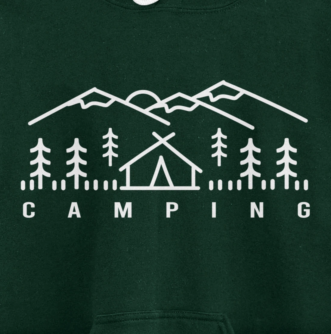 Camping and Hiking Nature Camper Wildlife Pullover Hoodie