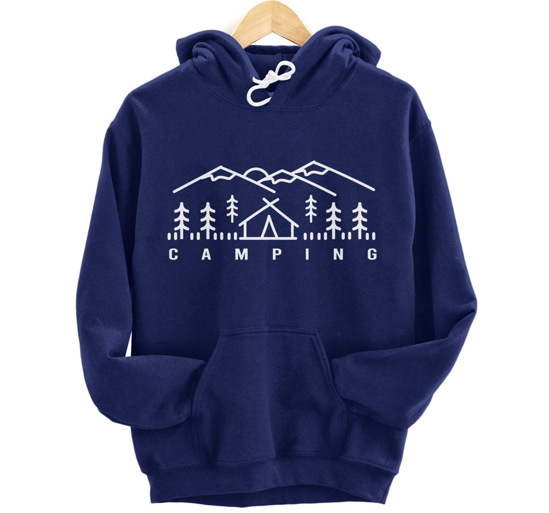 Camping and Hiking Nature Camper Wildlife Pullover Hoodie