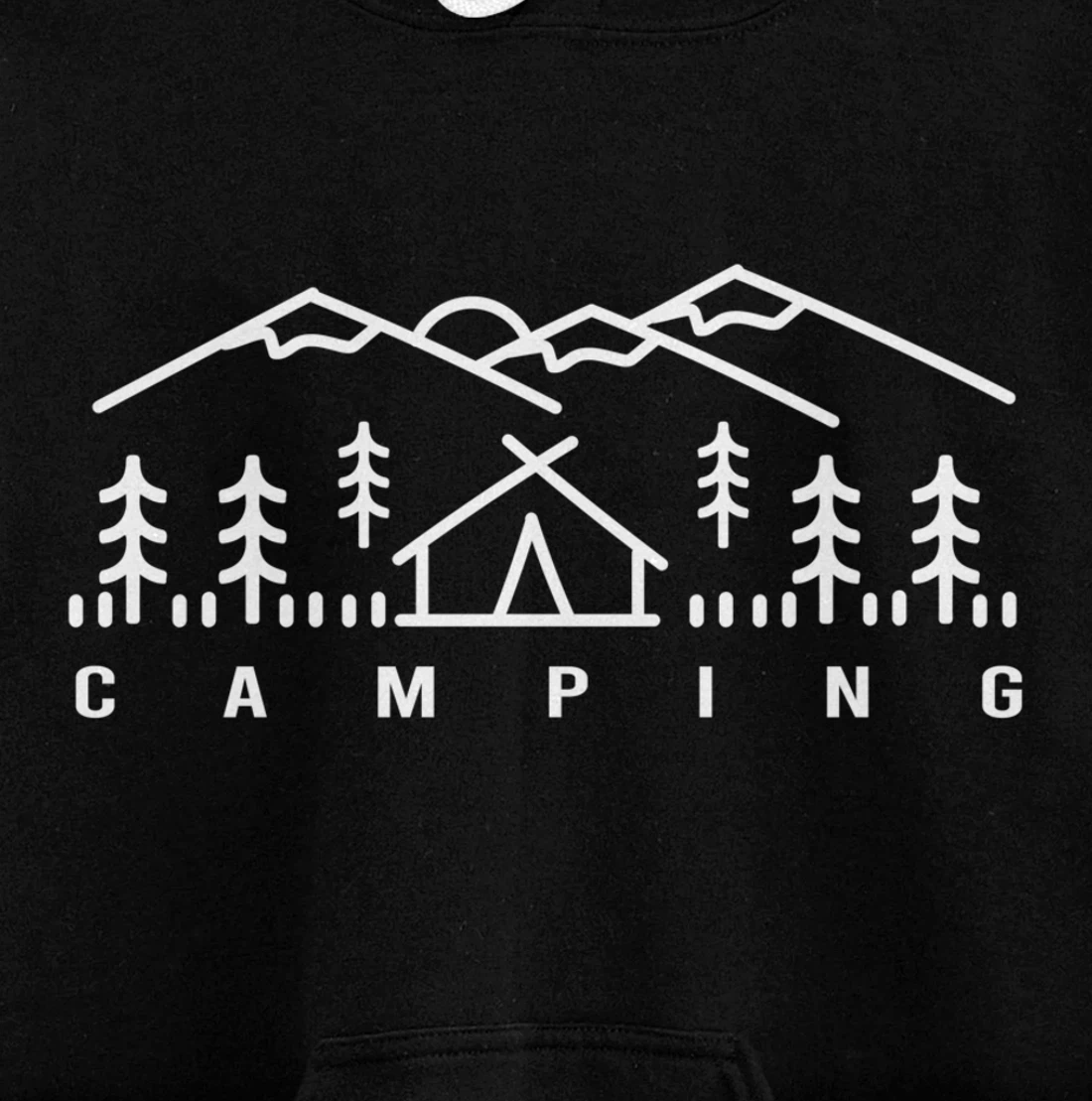 Camping and Hiking Nature Camper Wildlife Pullover Hoodie