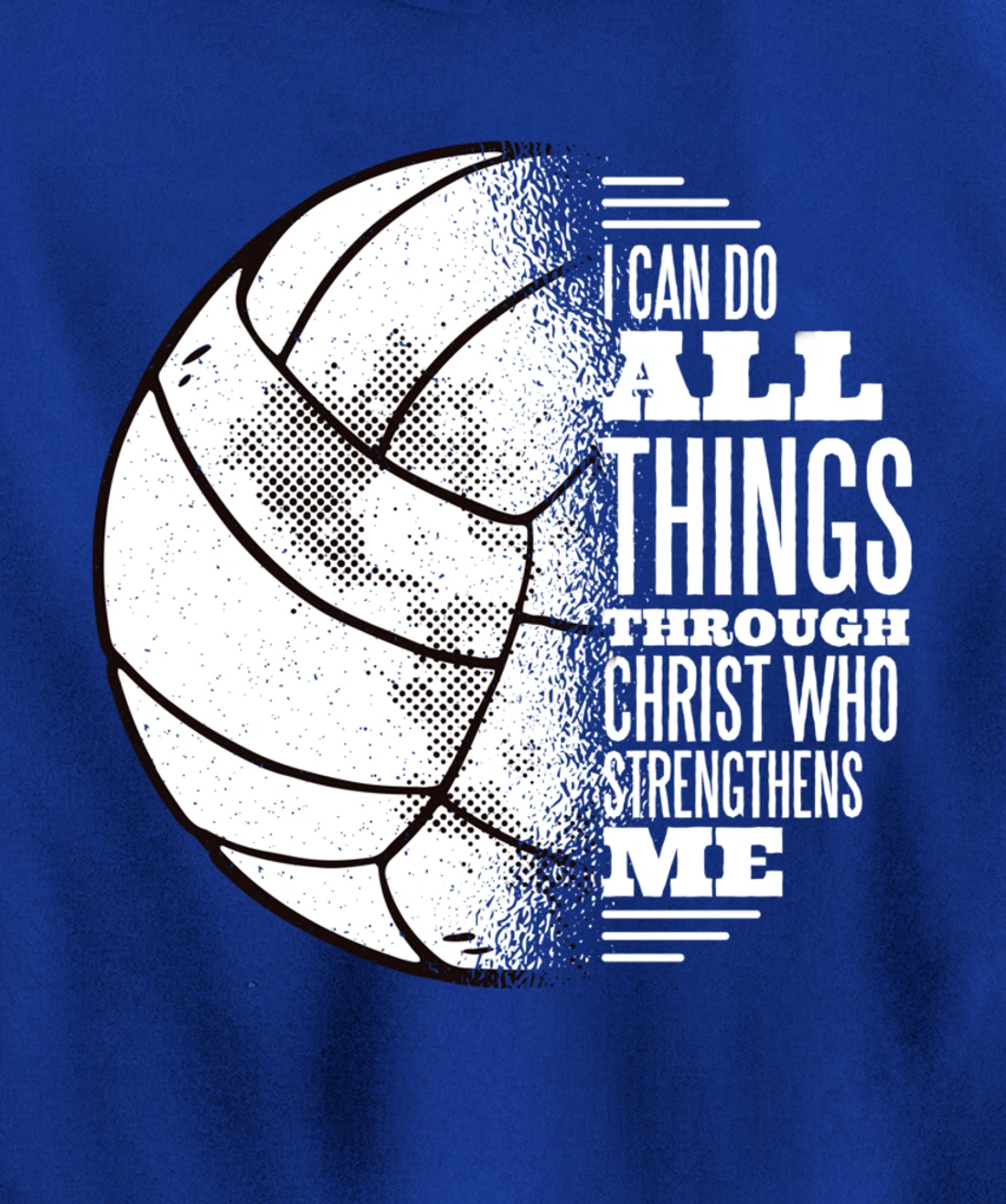 Volleyball and Jesus Christ- Volleyball Pullover Hoodie