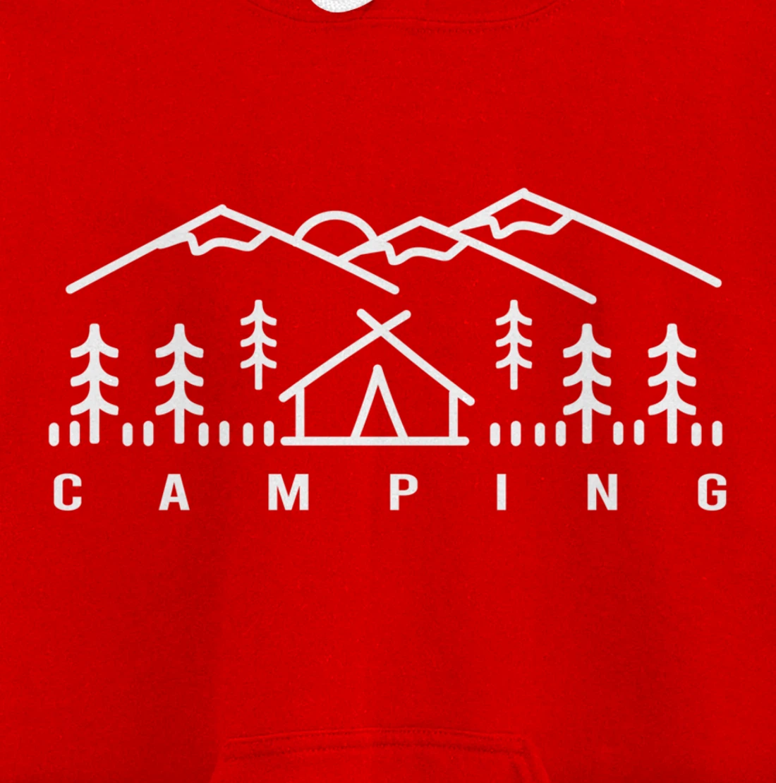 Camping and Hiking Nature Camper Wildlife Pullover Hoodie