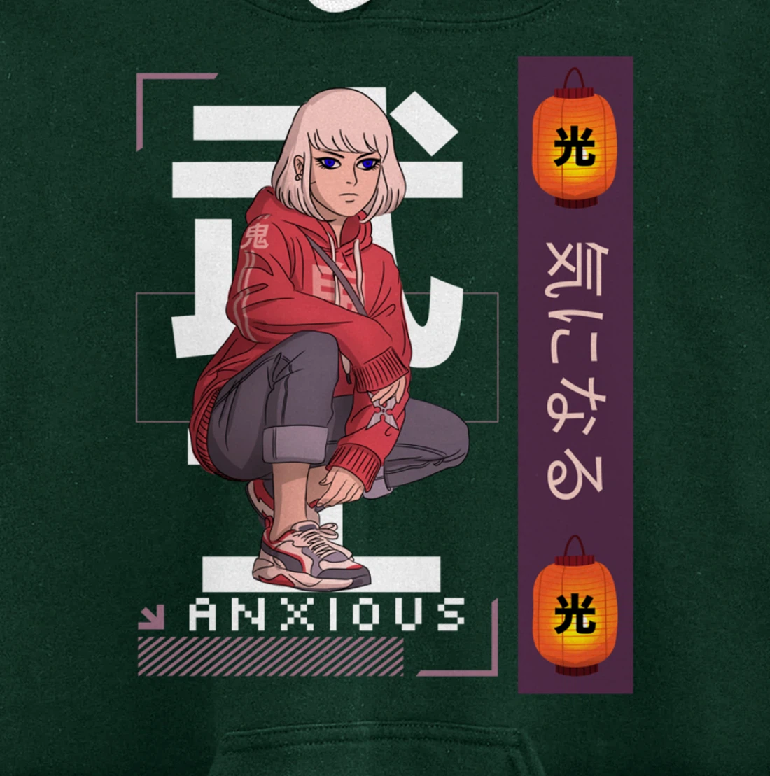 Anime Gifts for Teen Girls Anime Pullover Hoodie