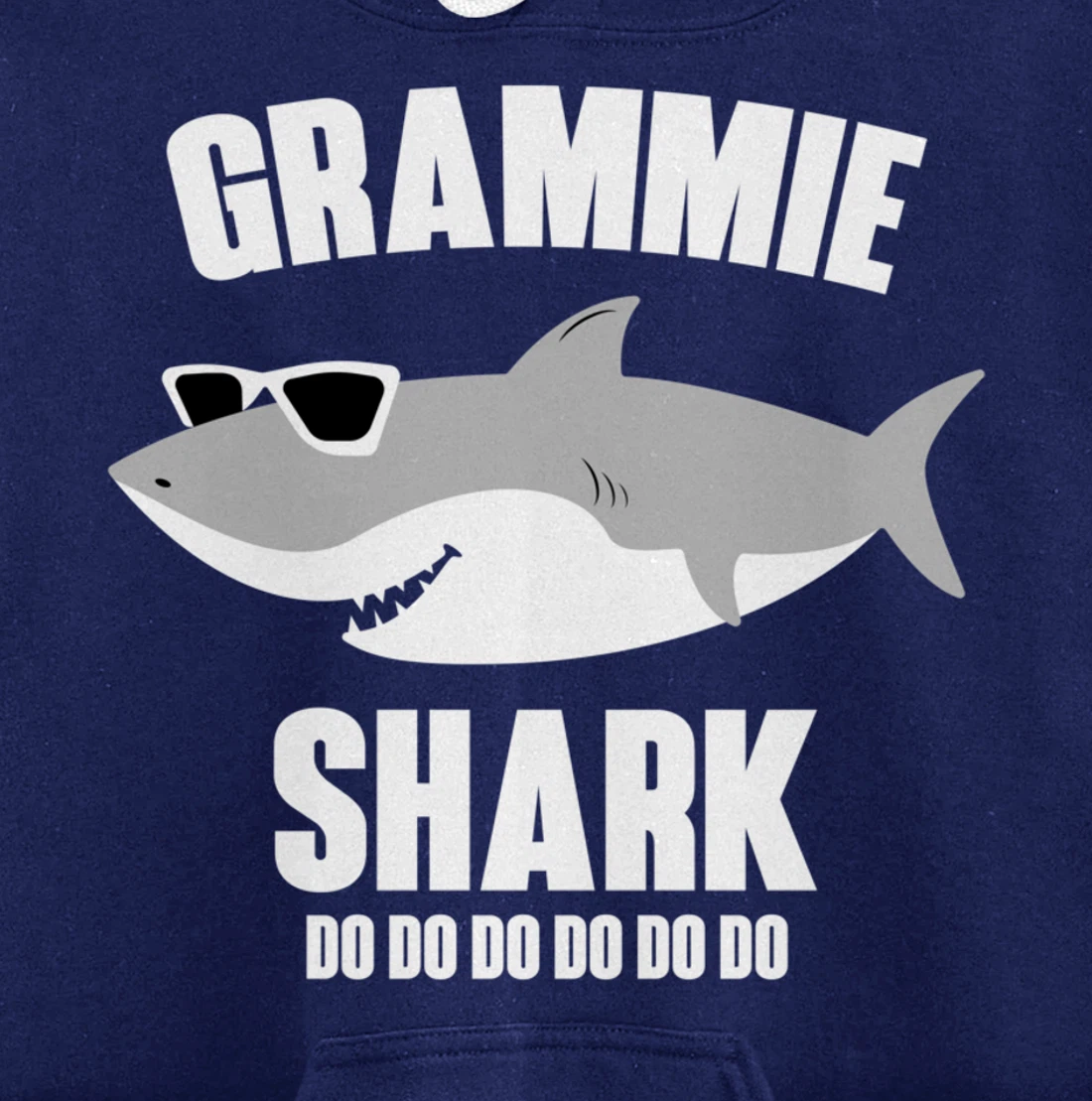 Grammie Shark Doo Doo Pullover Hoodie