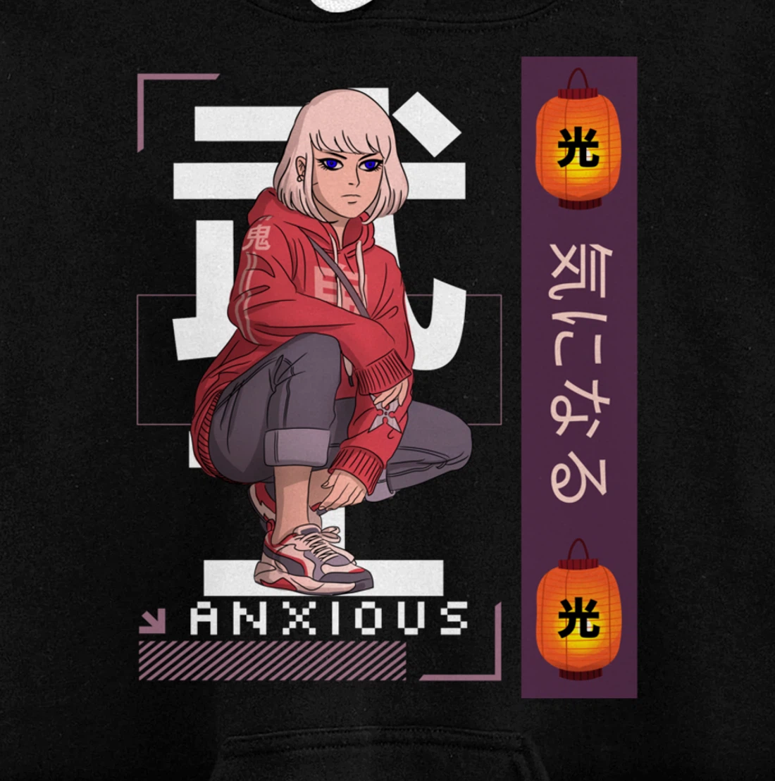 Anime Gifts for Teen Girls Anime Pullover Hoodie