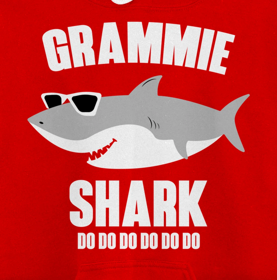 Grammie Shark Doo Doo Pullover Hoodie