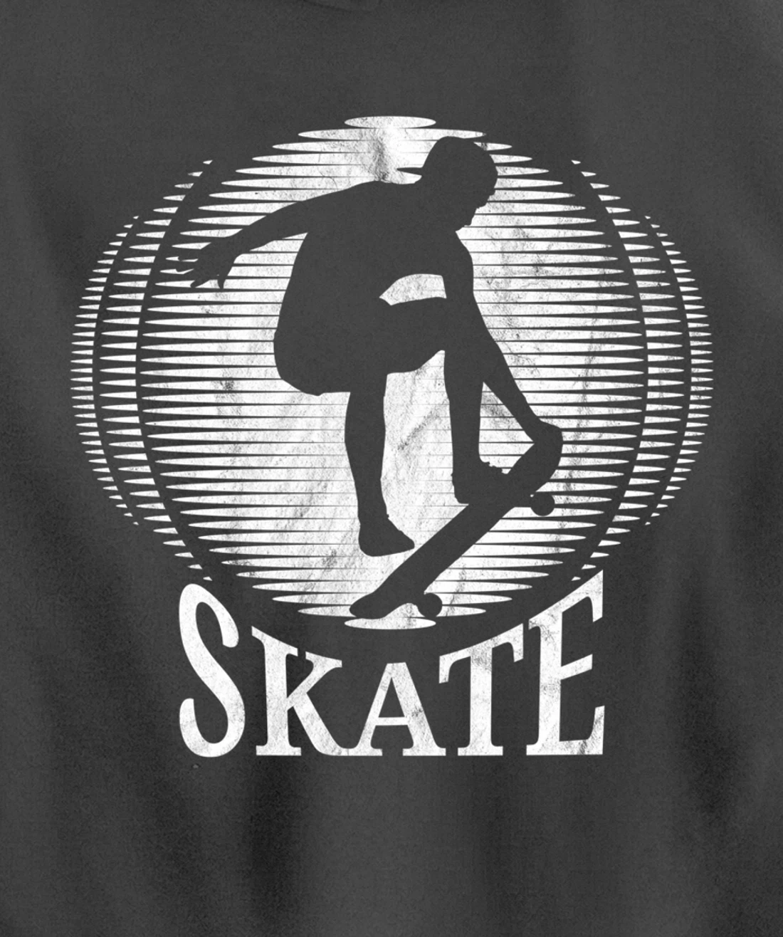 Skateboarding Skater Sunset Skate - Vintage Retro Pullover Hoodie