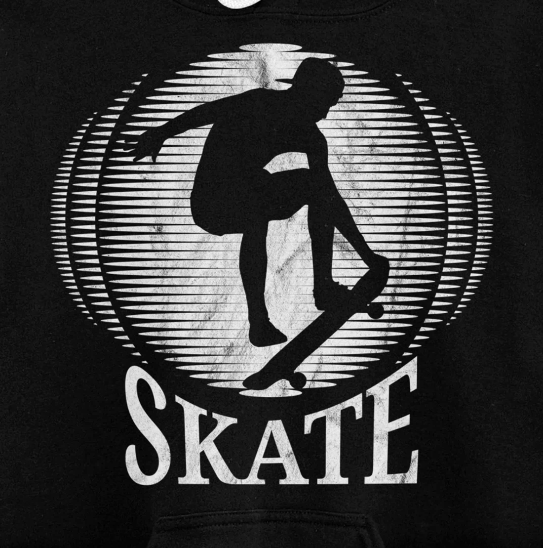Skateboarding Skater Sunset Skate - Vintage Retro Pullover Hoodie