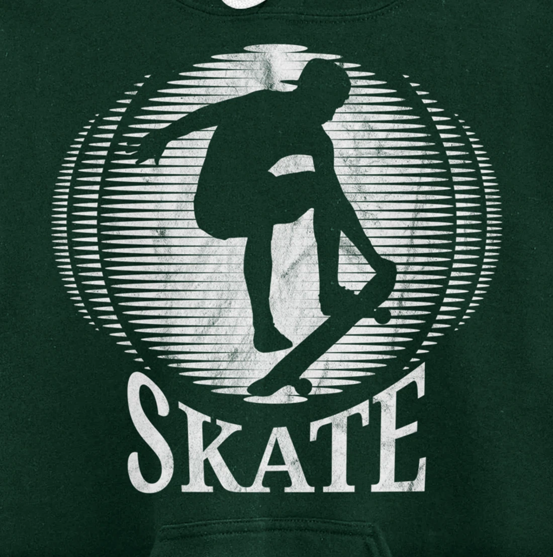 Skateboarding Skater Sunset Skate - Vintage Retro Pullover Hoodie