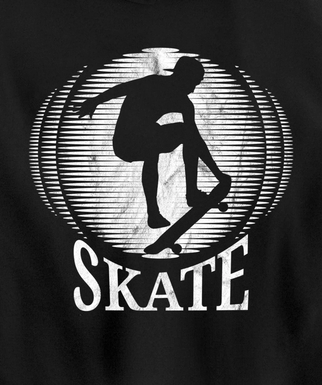 Skateboarding Skater Sunset Skate - Vintage Retro Pullover Hoodie