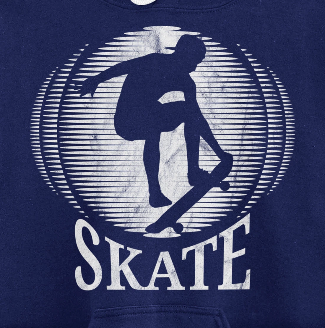 Skateboarding Skater Sunset Skate - Vintage Retro Pullover Hoodie