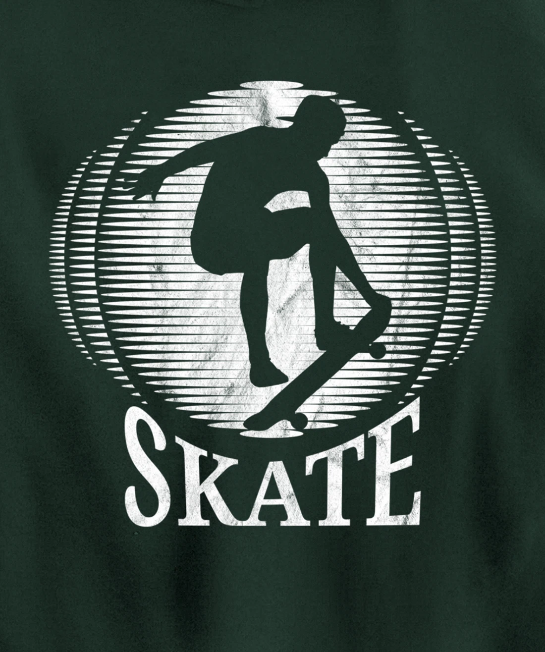 Skateboarding Skater Sunset Skate - Vintage Retro Pullover Hoodie