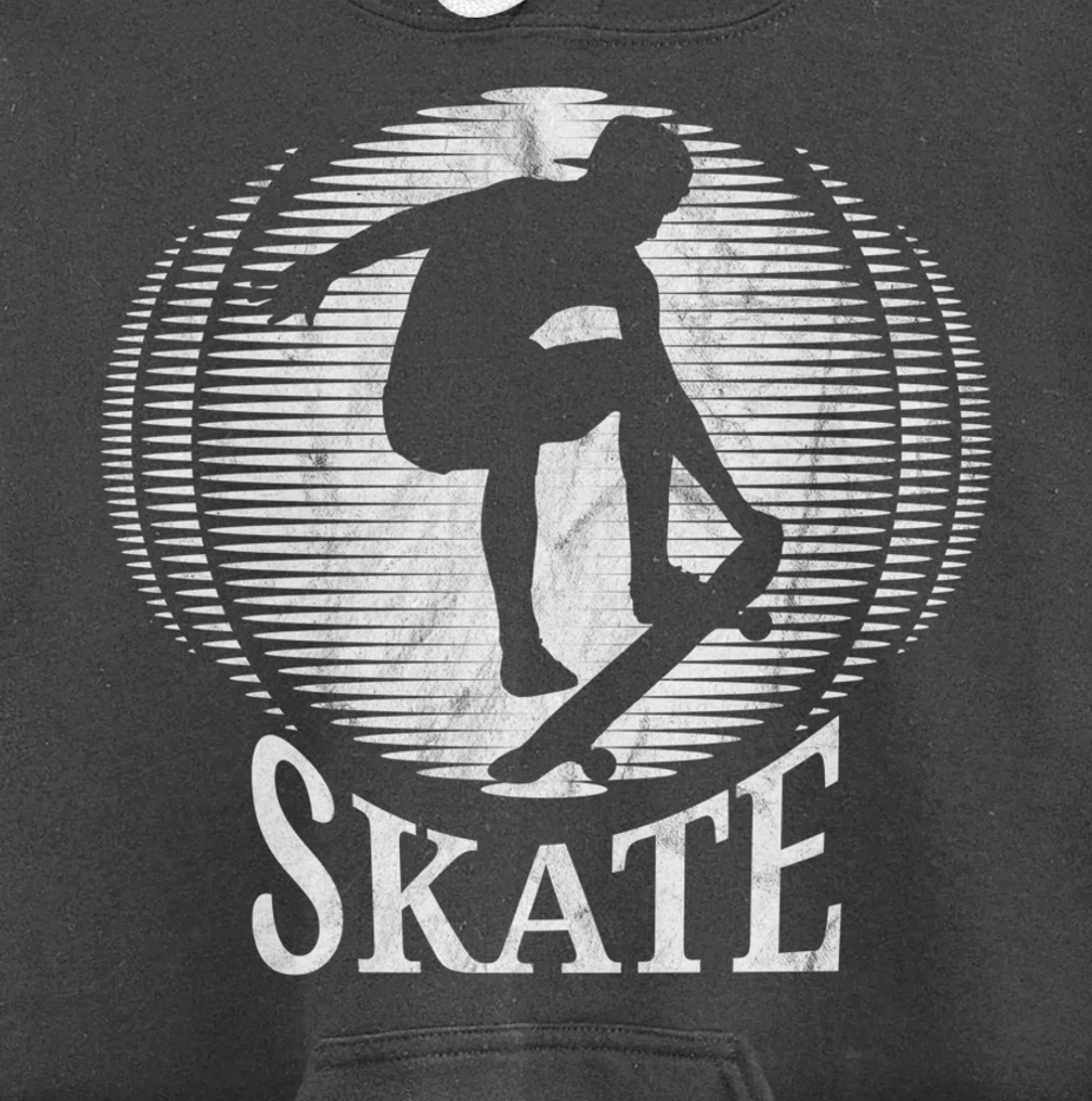 Skateboarding Skater Sunset Skate - Vintage Retro Pullover Hoodie