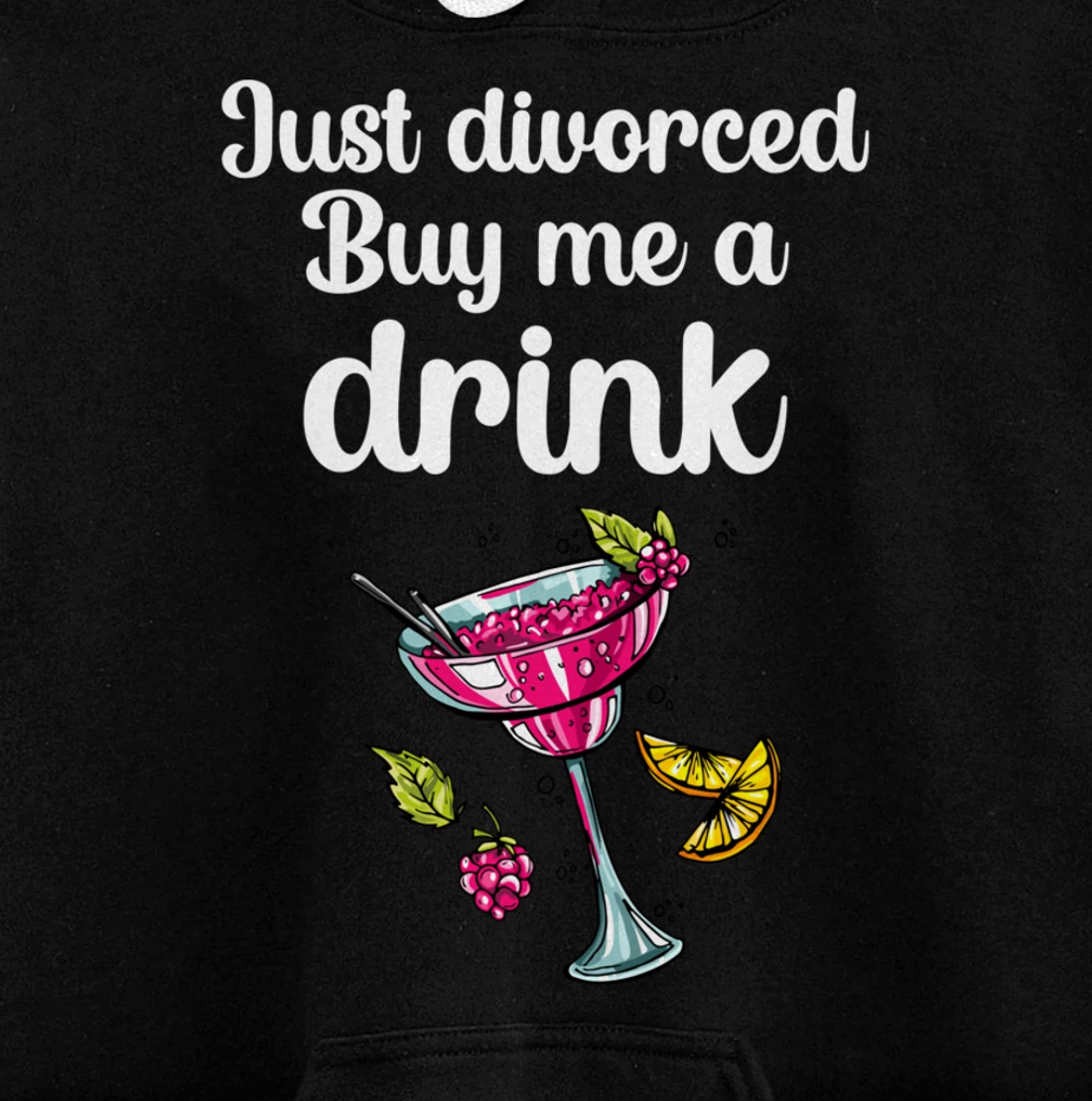 Just Divorced Funny Divorce Party Celebration Women Divorcee Pullover Hoodie