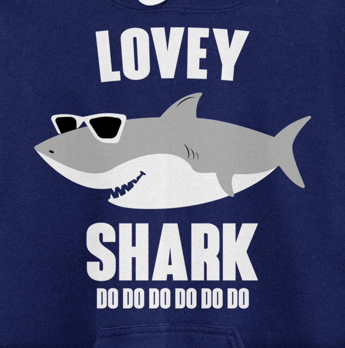 Lovey Shark Doo Doo Pullover Hoodie