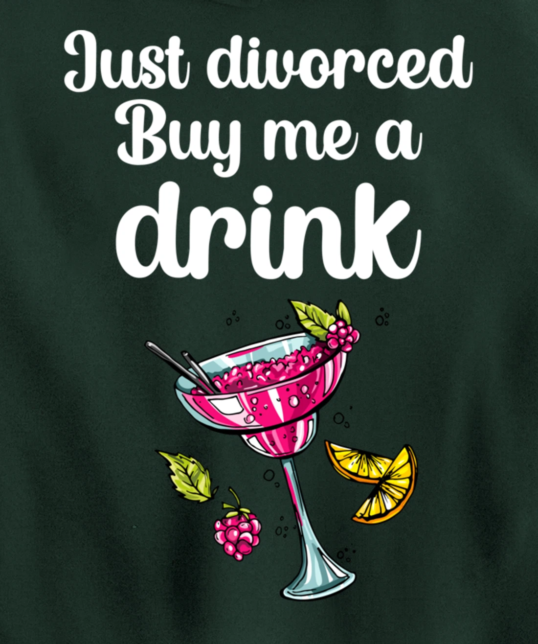 Just Divorced Funny Divorce Party Celebration Women Divorcee Pullover Hoodie