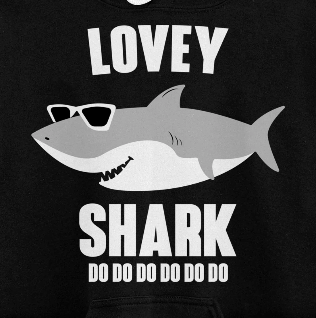 Lovey Shark Doo Doo Pullover Hoodie