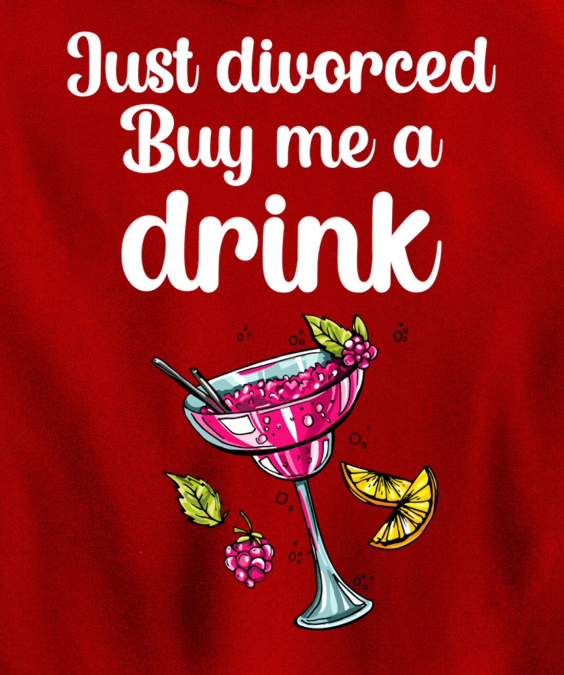 Just Divorced Funny Divorce Party Celebration Women Divorcee Pullover Hoodie