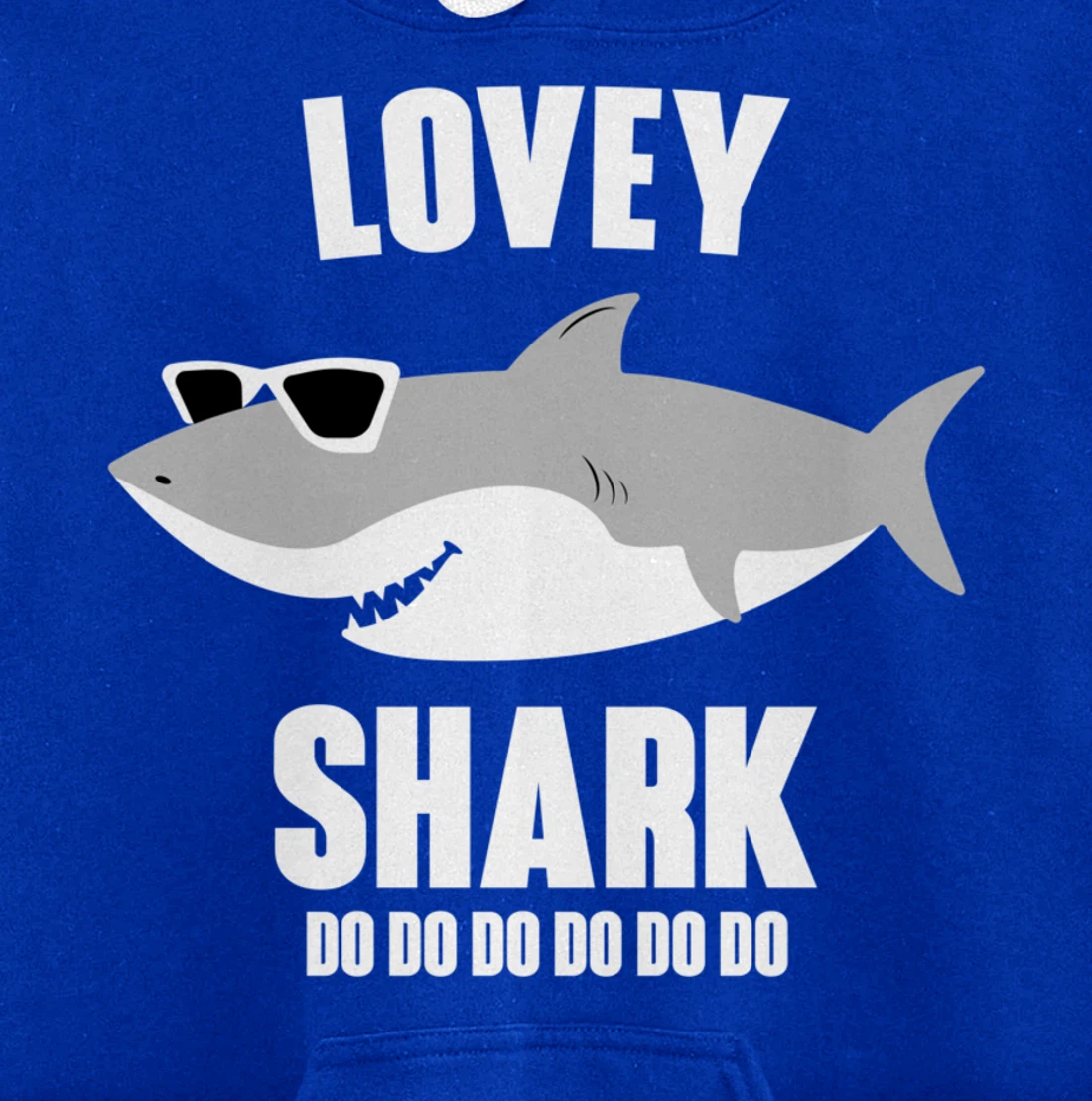 Lovey Shark Doo Doo Pullover Hoodie