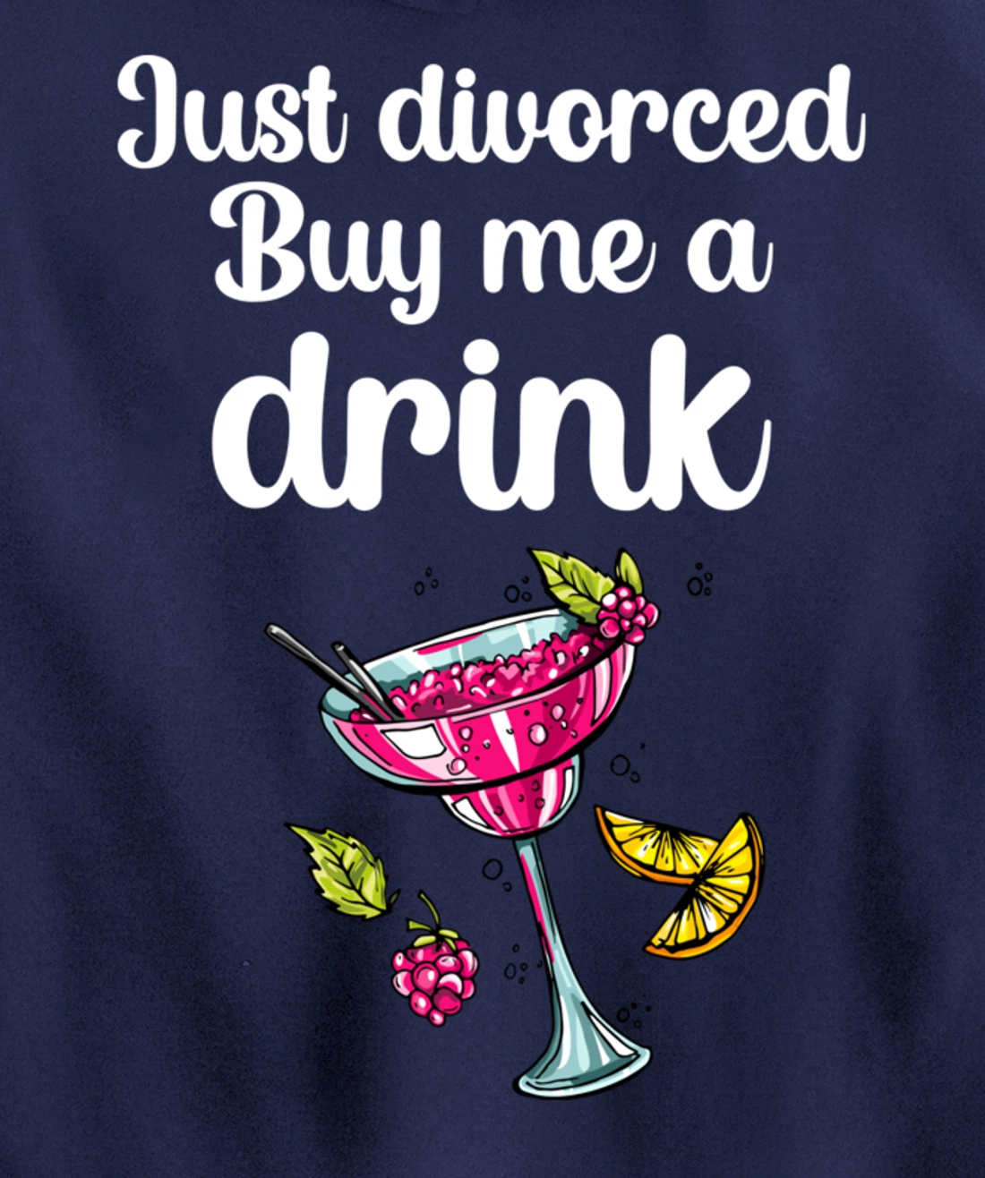 Just Divorced Funny Divorce Party Celebration Women Divorcee Pullover Hoodie