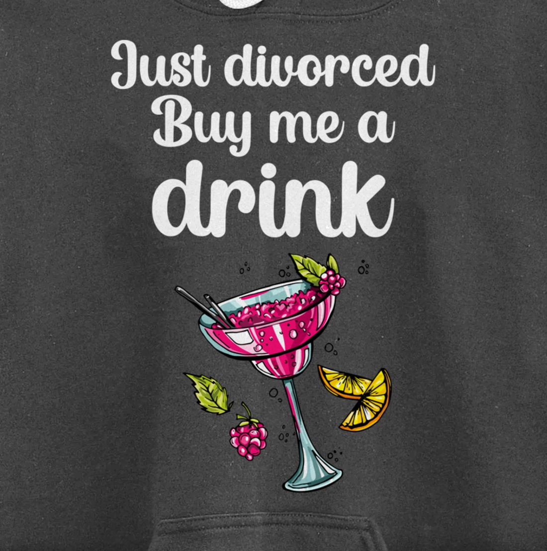 Just Divorced Funny Divorce Party Celebration Women Divorcee Pullover Hoodie