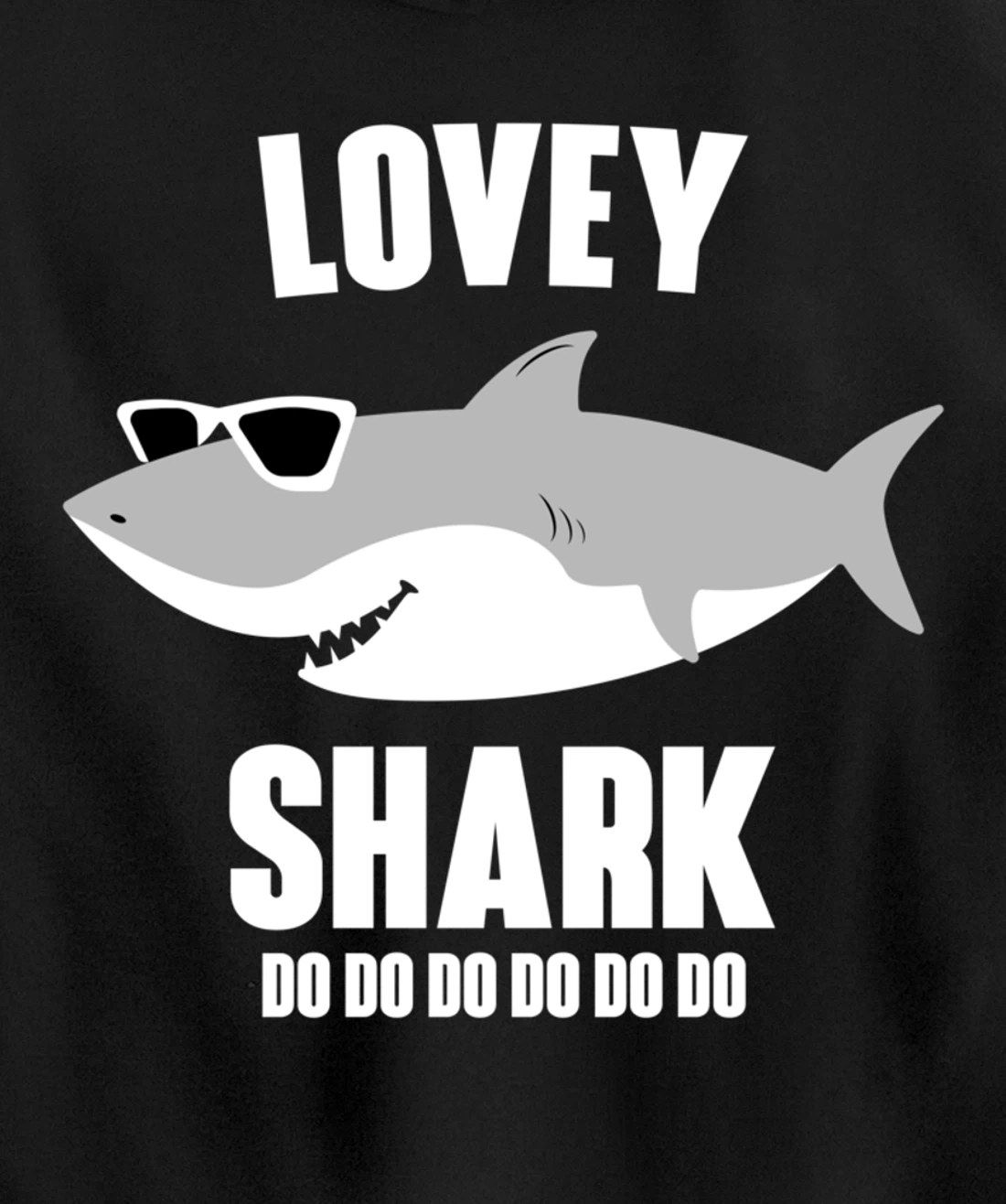 Lovey Shark Doo Doo Pullover Hoodie