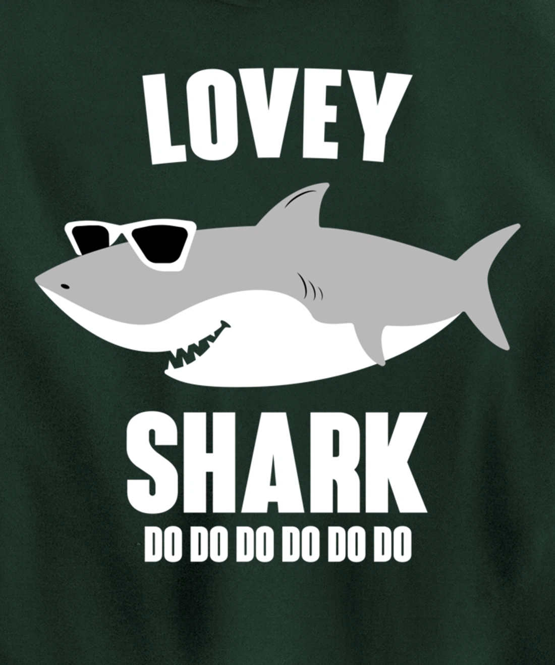 Lovey Shark Doo Doo Pullover Hoodie