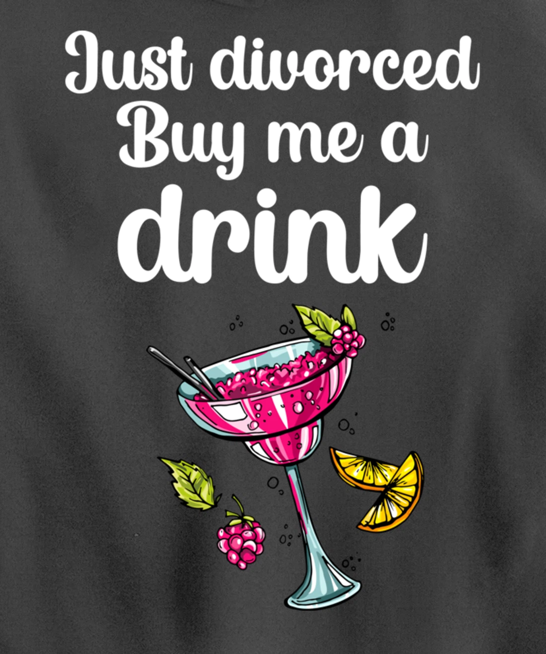 Just Divorced Funny Divorce Party Celebration Women Divorcee Pullover Hoodie