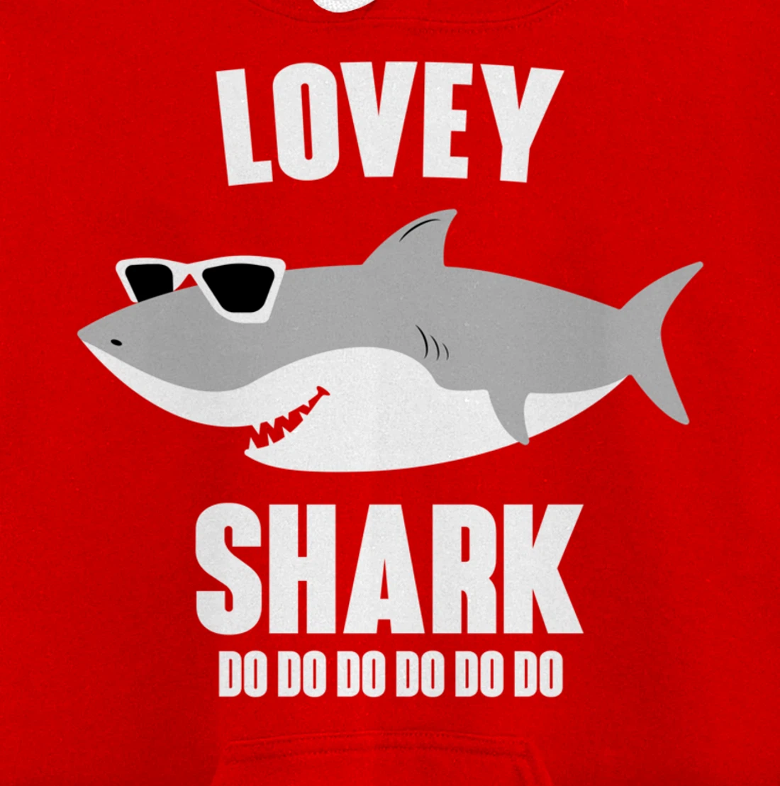 Lovey Shark Doo Doo Pullover Hoodie