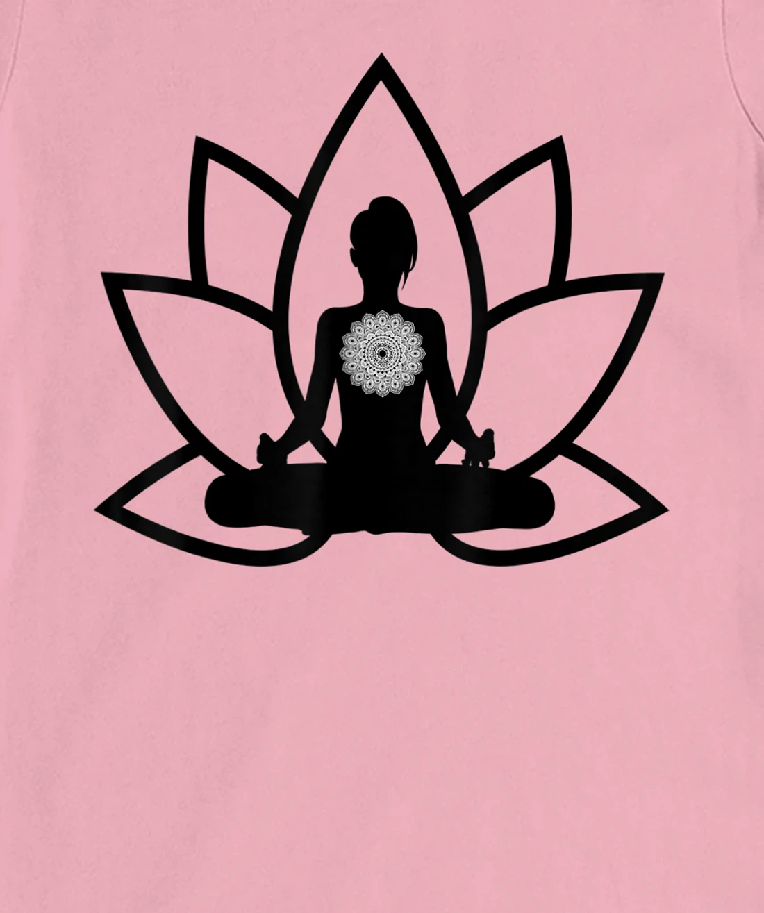 Womens Peace & Meditation Pose T-Shirt, Kid T-Shirt and Women T-Shirt