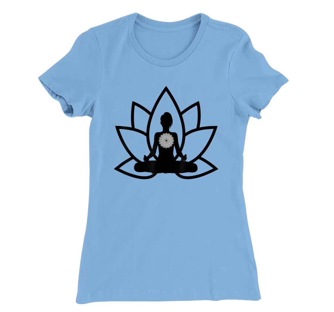 Womens Peace & Meditation Pose T-Shirt, Kid T-Shirt and Women T-Shirt