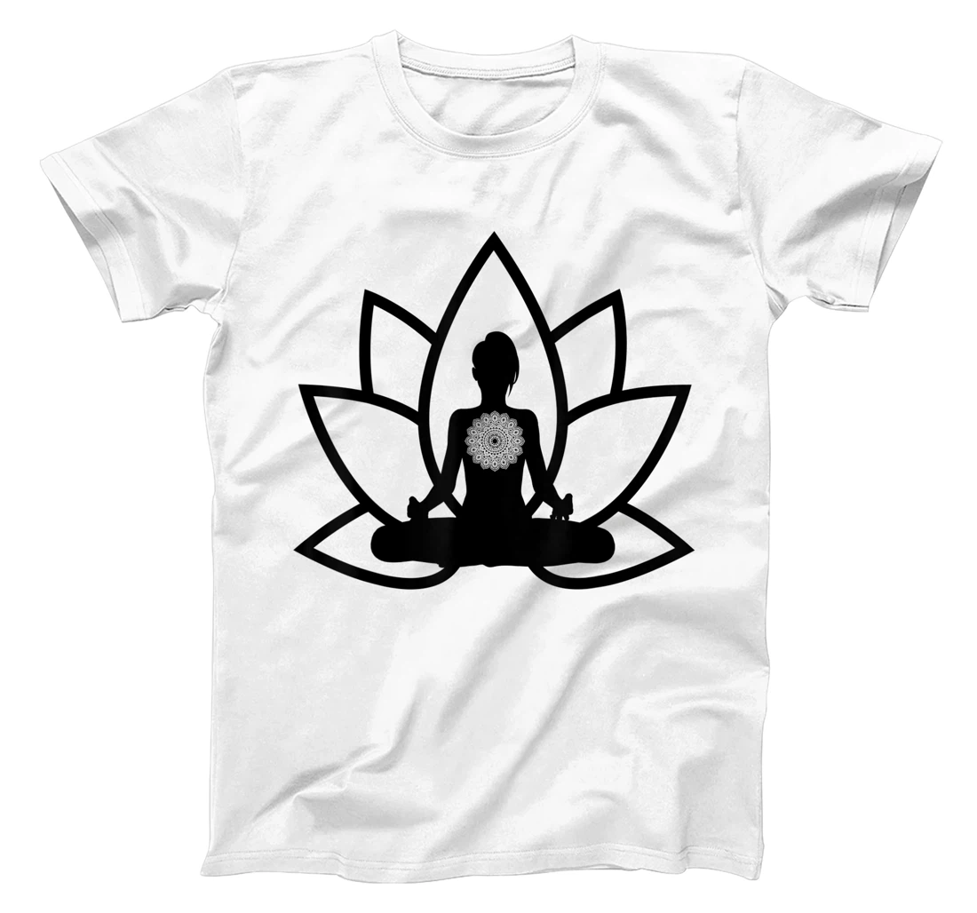 Womens Peace & Meditation Pose T-Shirt, Kid T-Shirt and Women T-Shirt