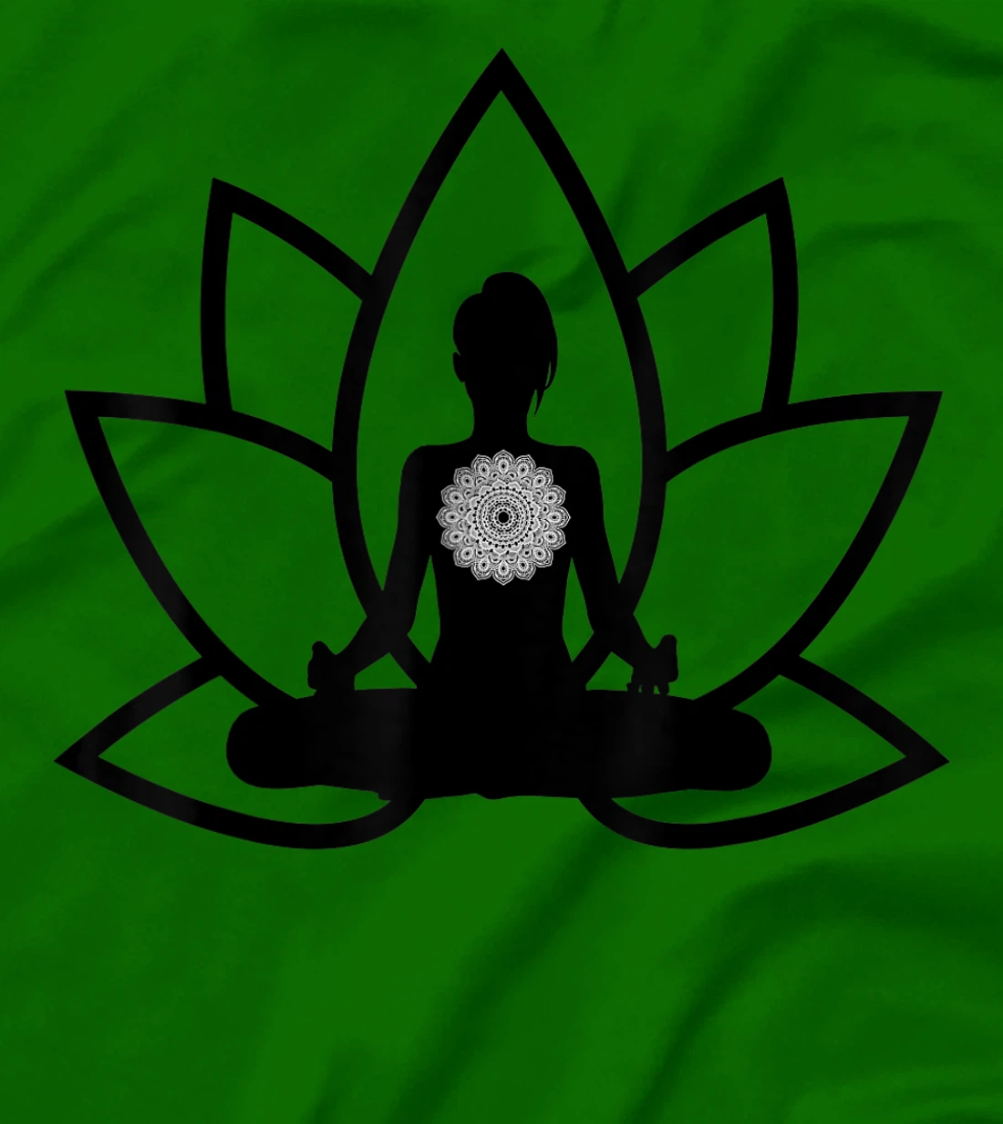 Womens Peace & Meditation Pose T-Shirt, Kid T-Shirt and Women T-Shirt