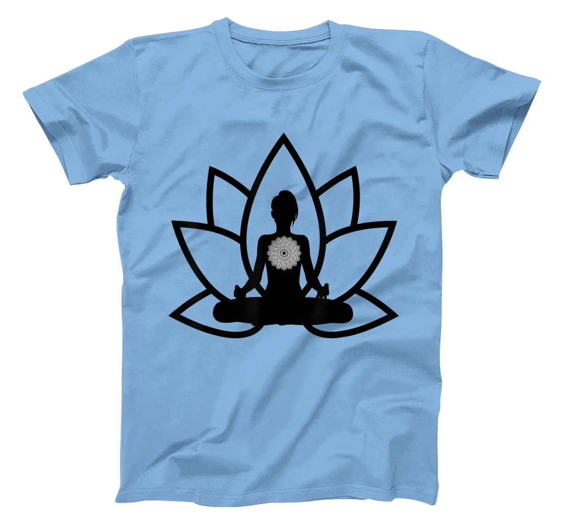 Womens Peace & Meditation Pose T-Shirt, Kid T-Shirt and Women T-Shirt
