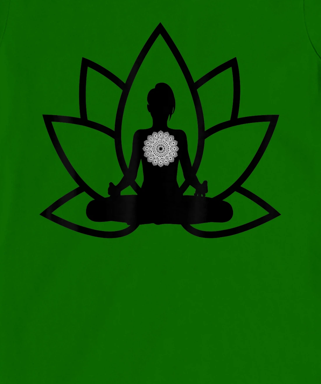 Womens Peace & Meditation Pose T-Shirt, Kid T-Shirt and Women T-Shirt