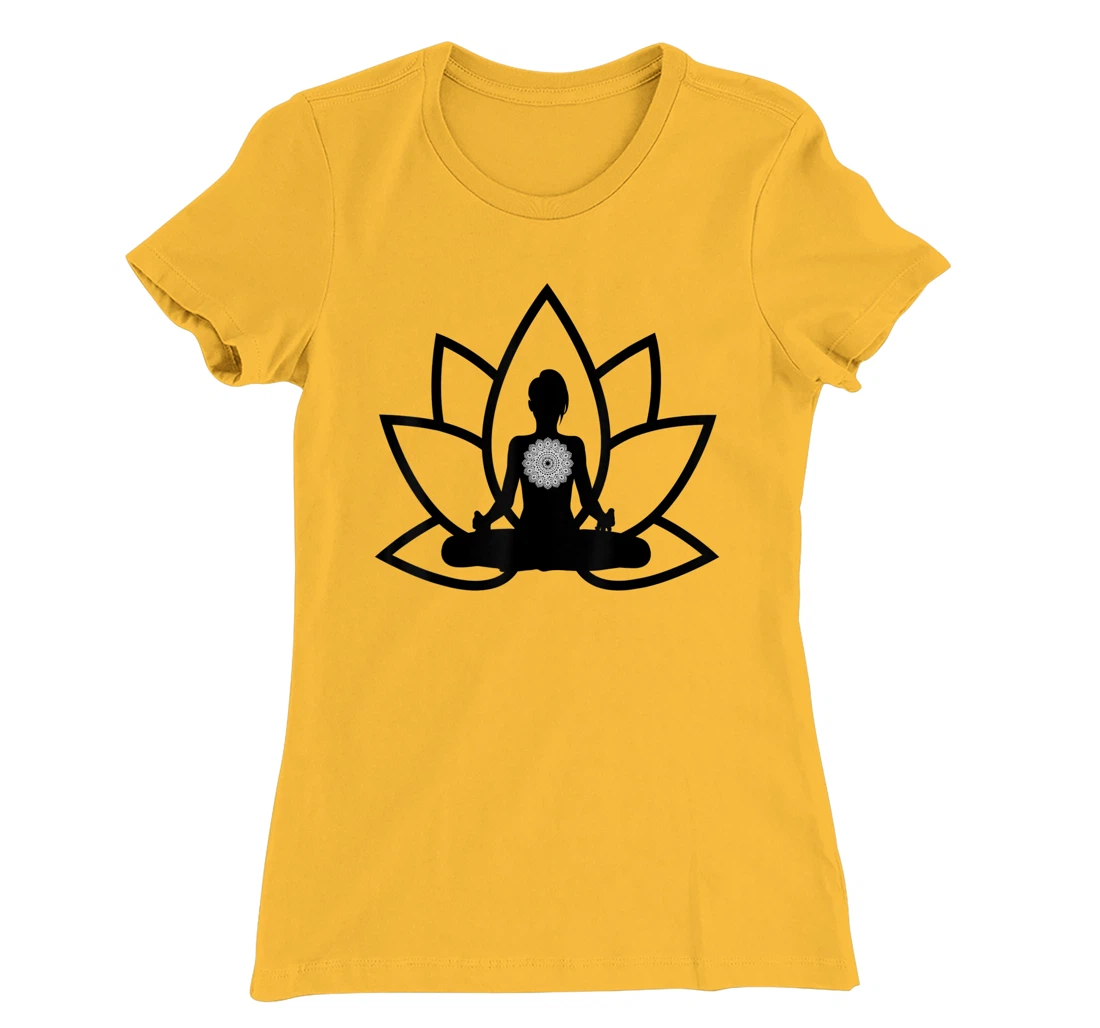 Womens Peace & Meditation Pose T-Shirt, Kid T-Shirt and Women T-Shirt