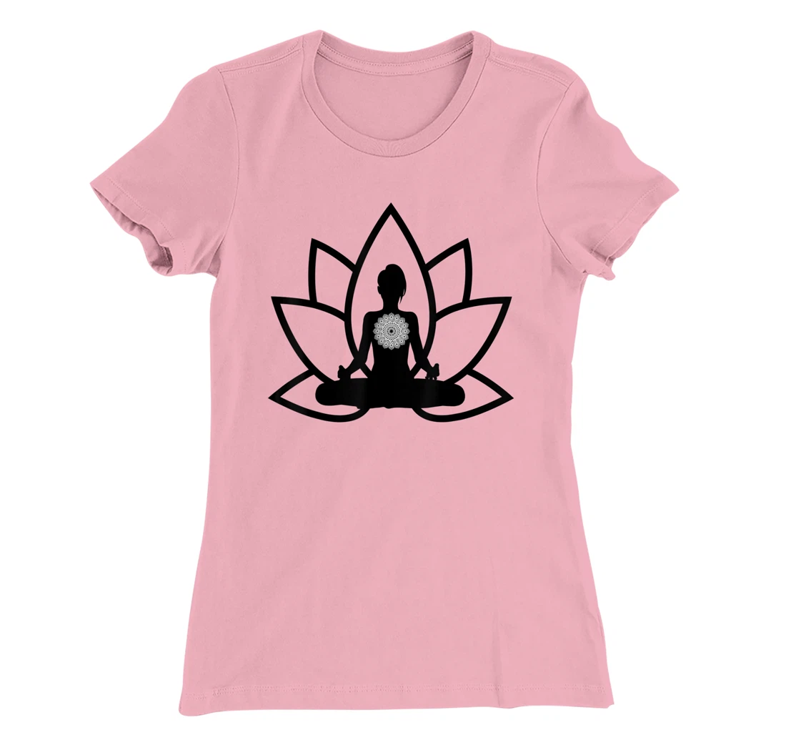 Womens Peace & Meditation Pose T-Shirt, Kid T-Shirt and Women T-Shirt