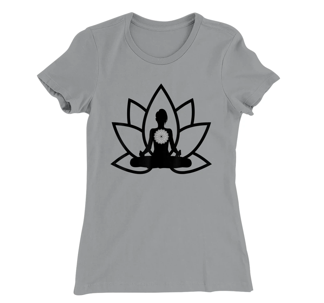 Womens Peace & Meditation Pose T-Shirt, Kid T-Shirt and Women T-Shirt